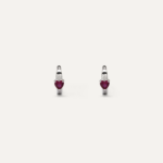 LIMITED EDITION • ORECCHINI A CERCHIO ROSA ARGENTO | VERAMÉ GIOIELLI - immagine 3