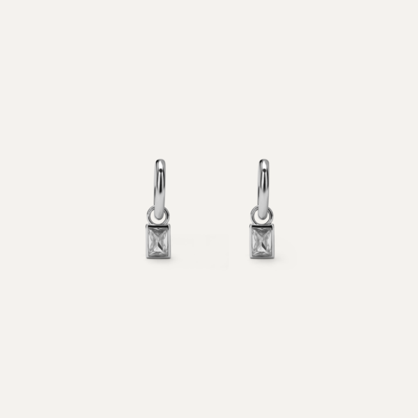 LIMITED EDITION • ORECCHINI A CERCHIO NAOMI ARGENTO | VERAMÉ GIOIELLI - immagine 3