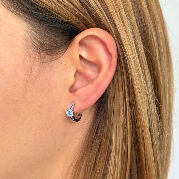 LIMITED EDITION • ORECCHINI A CERCHIO AURORA ARGENTO | VERAMÉ GIOIELLI - immagine 2