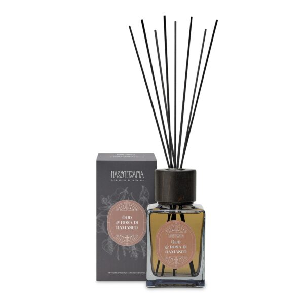 OUD E ROSA DI DAMASCO DIFFUSORE CON BASTONCINI 500 ml | NASOTERAPIA