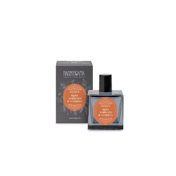 RUM AMBRATO E VANIGLIA • SPRAY AMBIENTE | NASOTERAPIA
