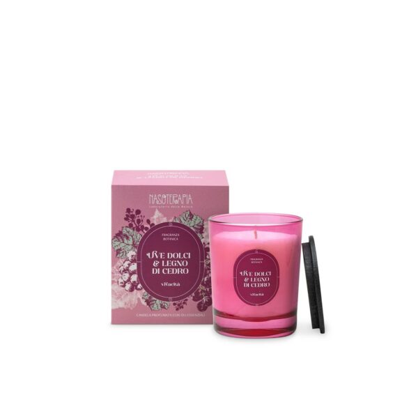 SEASONAL EDITION • UVE DOLCI E LEGNO DI CEDRO / CANDELA 180 g | NASOTERAPIA
