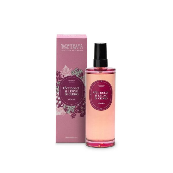 SEASONAL EDITION • UVE DOLCI E LEGNO DI CEDRO / SPRAY AMBIENTE E TESSUTI 100 ml | NASOTERAPIA