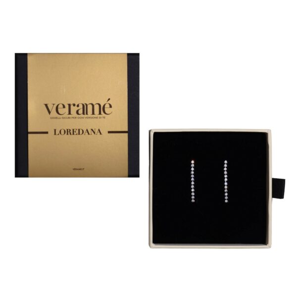 LINEA TENNIS • ORECCHINI PENDENTI LOREDANA ARGENTO | VERAMÉ GIOIELLI - immagine 3