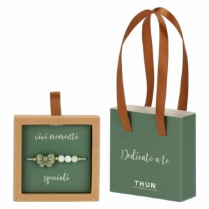 DEDICATO A TE • BRACCIALE CON FIOCCO VERDE | THUN