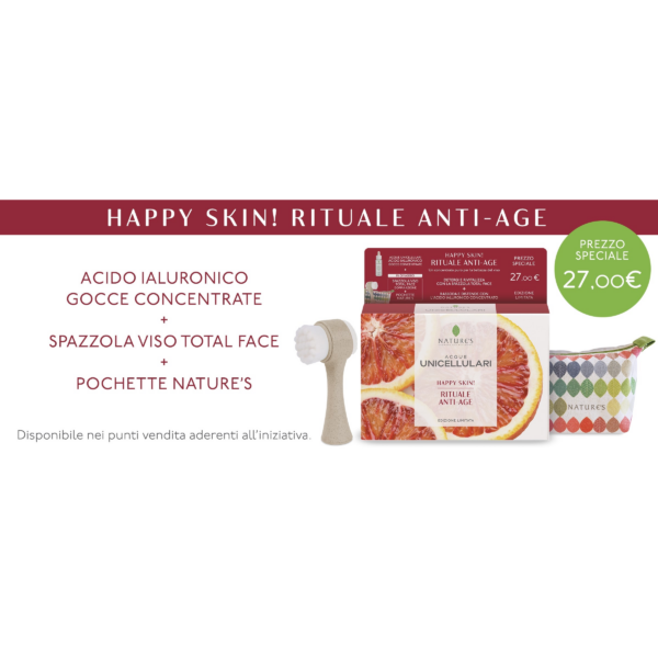 ACQUE UNICELLULARI • COFANETTO HAPPY SKIN! RITUALE ANTI-AGE EDIZIONE LIMITATA | NATURE'S