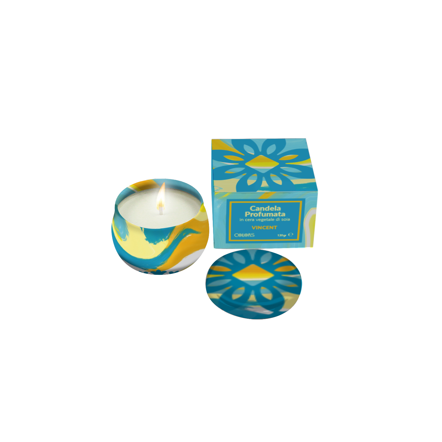 COLORS • CANDELA PROFUMATA 120 gr VINCENT | EFAS