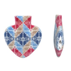 COLORS • HOTBAG CUORE CROCHET BLU | EFAS