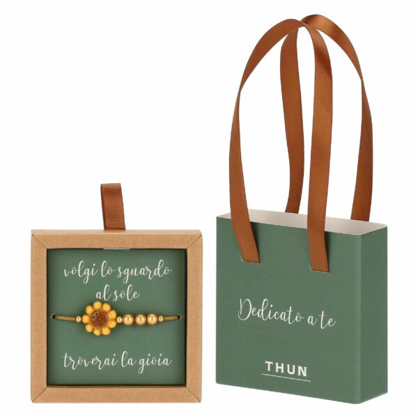 DEDICATO A TE • BRACCIALE CON GIRASOLE | THUN