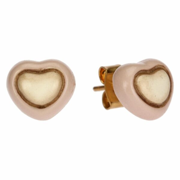 DEDICATO A TE • ORECCHINI PIN CON CUORE ROSA | THUN - immagine 2