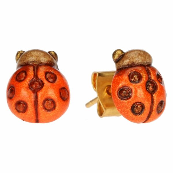 DEDICATO A TE • ORECCHINI PIN CON COCCINELLA ELLA | THUN - immagine 2