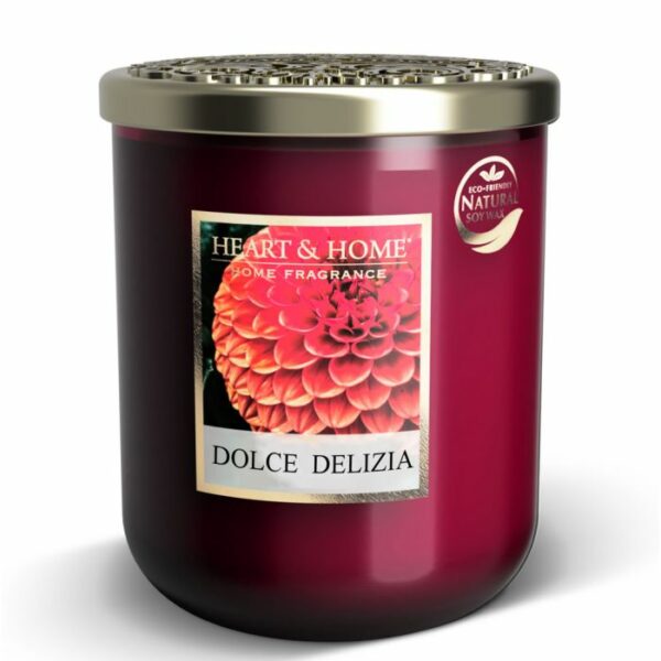 DOLCE DELIZIA • CANDELA IN GIARA 320g | HEART & HOME