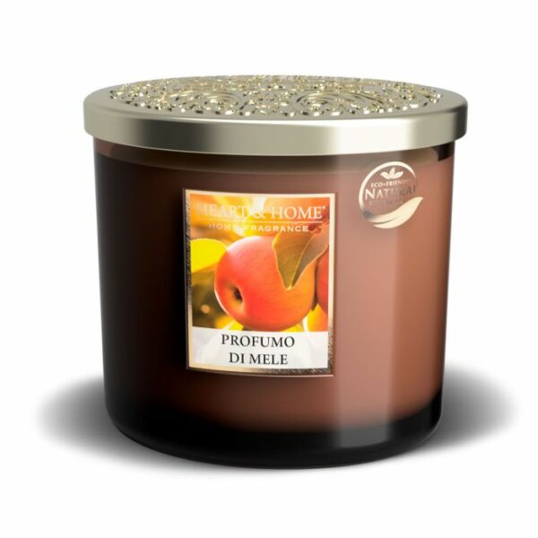 PROFUMO DI MELE • CANDELA TWIN ELLIPSE 220g | HEART & HOME