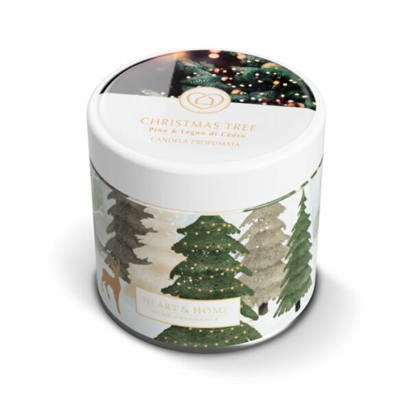 CHRISTMAS TREE • CANDELA IN GIARA 125g | HEART & HOME