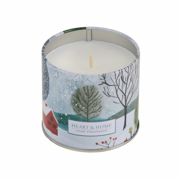 BACCHE DI NATALE • CANDELA IN GIARA 125g | HEART & HOME - immagine 2
