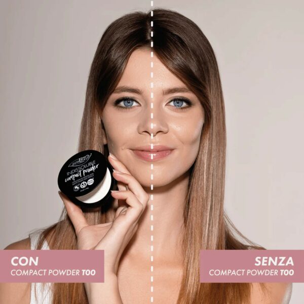 CIPRIA INDISSOLUBLE COMPACT POWDER T00 REFILL | PUROBIO COSMETICS - immagine 2