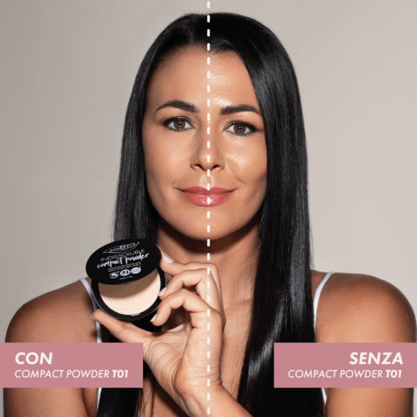 CIPRIA INDISSOLUBLE COMPACT POWDER T01 | PUROBIO COSMETICS - immagine 2