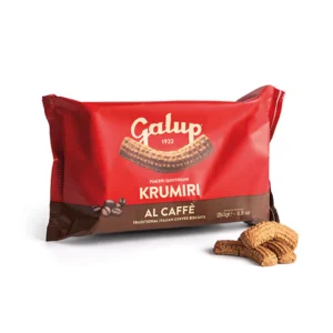 PIACERI QUOTIDIANI • BISCOTTI KRUMIRI AL CAFFÈ IN FLOWPACK 250g | GALUP