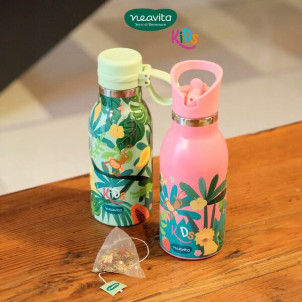 NEAVITA KIDS • BOTTIGLIA THERMOS ROSA | NEAVITA - immagine 2