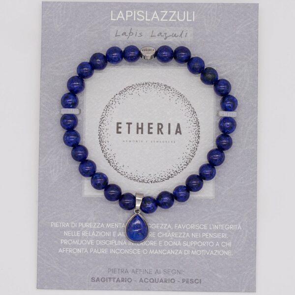 PIETRE DELLA VITA • BRACCIALE LAPISLAZZULI | ETHERIA GIOIELLI