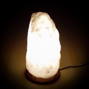 LAMPADA DI SALE HIMALAYANO BIANCO NATURALE 2-3Kg | LEDLEDITALIA