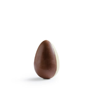 LE BIGUSTO • MINI UOVO DI CIOCCOLATO AL LATTE E BIANCO. 80g | LA PERLA DI TORINO