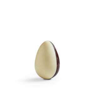 LE BIGUSTO • MINI UOVO DI CIOCCOLATO BIANCO E FONDENTE 75%. 80g | LA PERLA DI TORINO