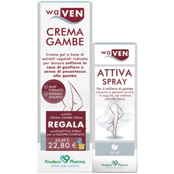 waVEN CREMA GAMBE + ATTIVA SPRAY | PRODECO PHARMA
