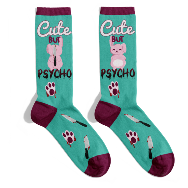 CALZINI CUTE BUT PSYCHO / TAGLIA 35-38 | IRONIKS