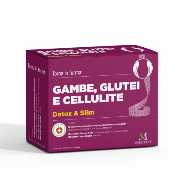 Linea Torna in forma • GAMBE, GLUTEI E CELLULITE Detox & Slim | MEDIPLANT