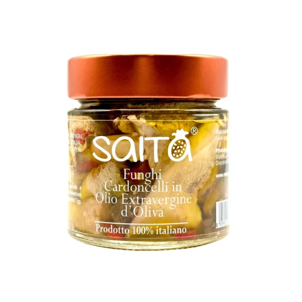 FUNGHI CARDONCELLO IN OLIO EXTRA VERGINE D’OLIVA | SAITA