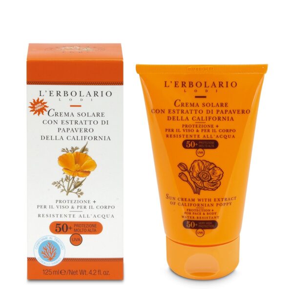 LINEA SOLARI • CREMA SOLARE VISO E CORPO SPF 50+ | L'ERBOLARIO