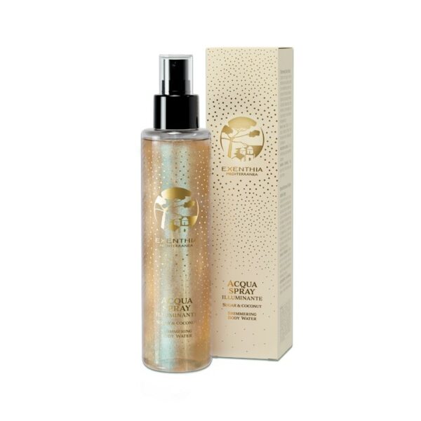 EXENTHIA MEDITERRANEA • ACQUA SPRAY ILLUMINANTE SUGAR & COCONUT | OFICINE CLEMÀN