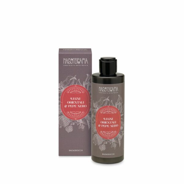 ACCORDI DI FONDO • LEGNI ORIENTALI E PEPE NERO / BAGNODOCCIA 200 ml | NASOTERAPIA