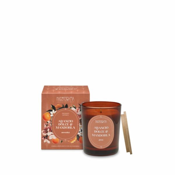 SEASONAL EDITION • ARANCIO DOLCE E MANDORLA / CANDELA 180 g | NASOTERAPIA
