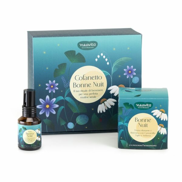 SORSI DI LUNA • COFANETTO CON TISANA E SPRAY CUSCINO NASOTERAPIA | NEAVITA