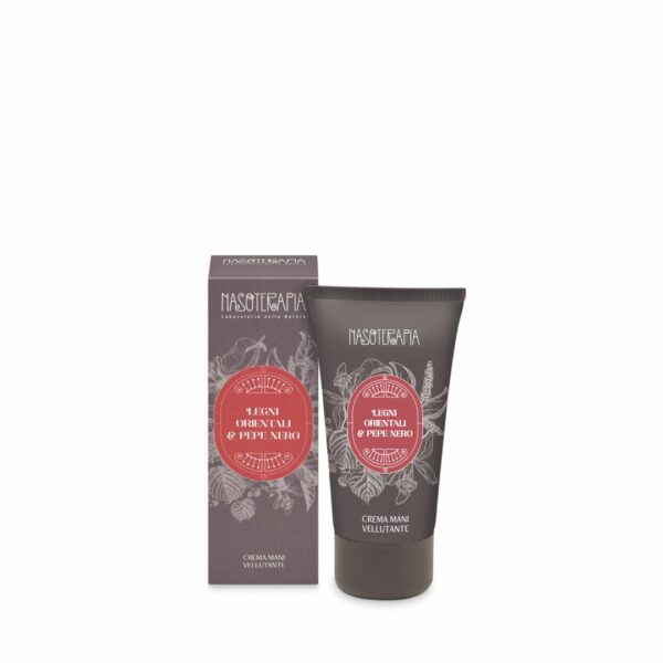 ACCORDI DI FONDO • LEGNI ORIENTALI E PEPE NERO / CREMA MANI 50 ml | NASOTERAPIA