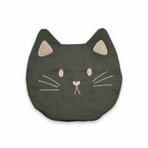 Linea Mood • CUSCINO DEL SOLLIEVO CON NOCCIOLI DI CILIEGIO GATTO GRIGIO | HIMALAYA