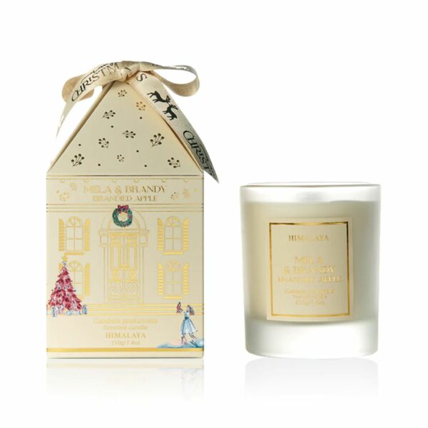 JOY HOME • CANDELA PROFUMATA MELA & BRANDY | HIMALAYA