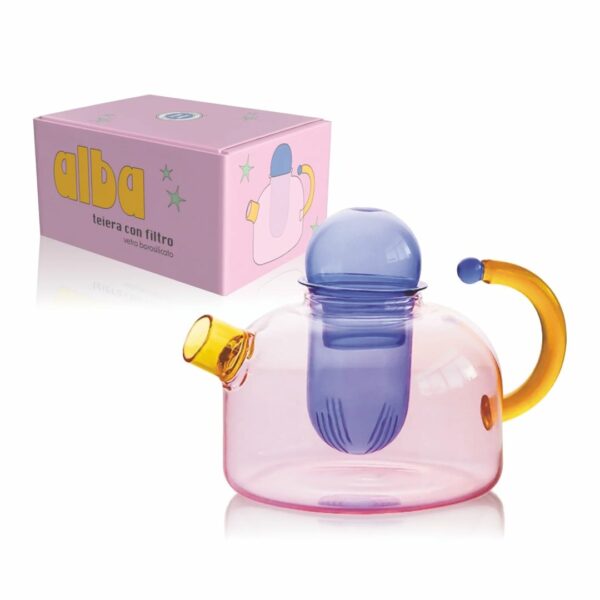 TEIERA IN VETRO BOROSILICATO ALBA | HIMALAYA