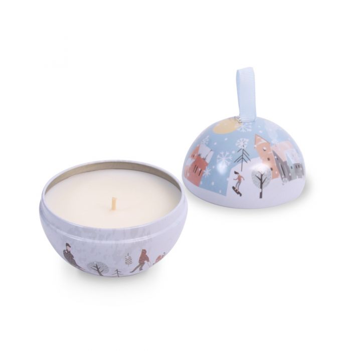 FIOCCO DI NEVE • CANDELA IN GIARA 85g | HEART & HOME - immagine 2