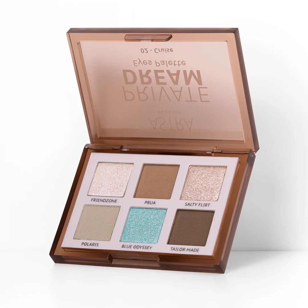PRIVATE DREAM EYES PALETTE / Palette Occhi 6 Ombretti in polvere / 02 Cruise | ASTRA MAKE-UP - immagine 2