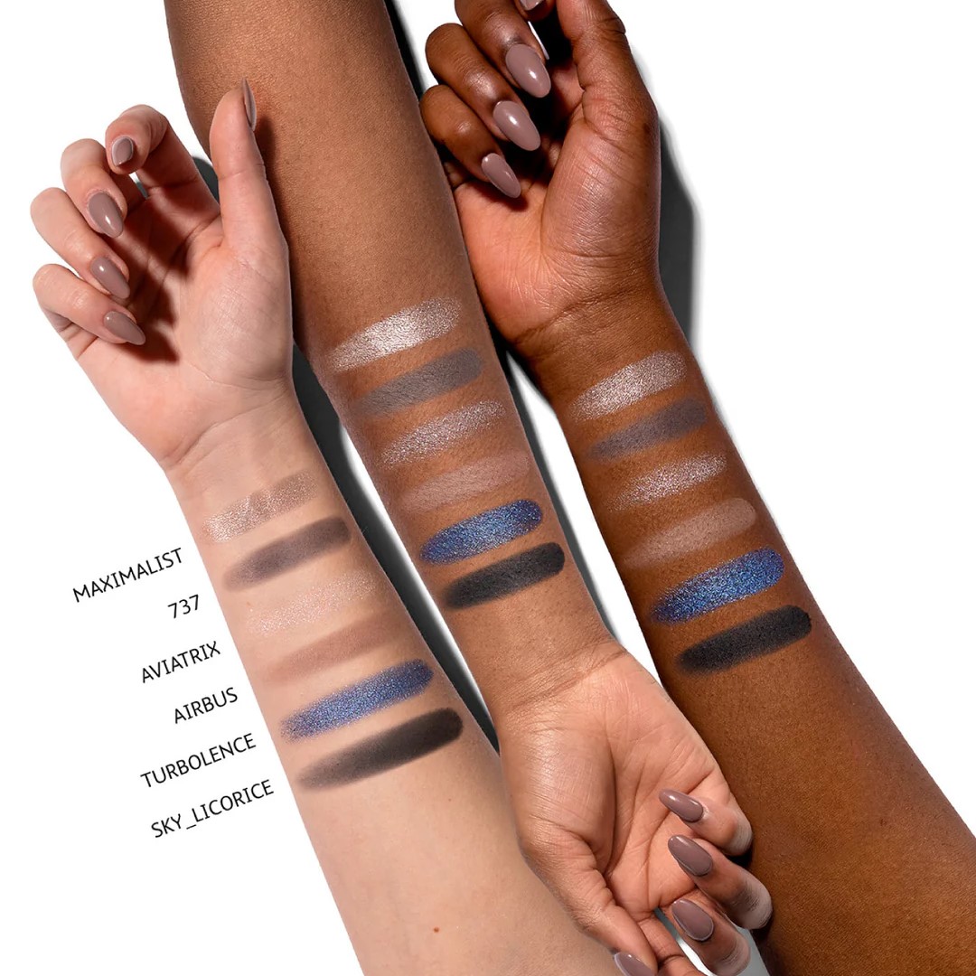 PRIVATE DREAM EYES PALETTE / Palette Occhi 6 Ombretti in polvere / 04 Jet | ASTRA MAKE-UP - immagine 4