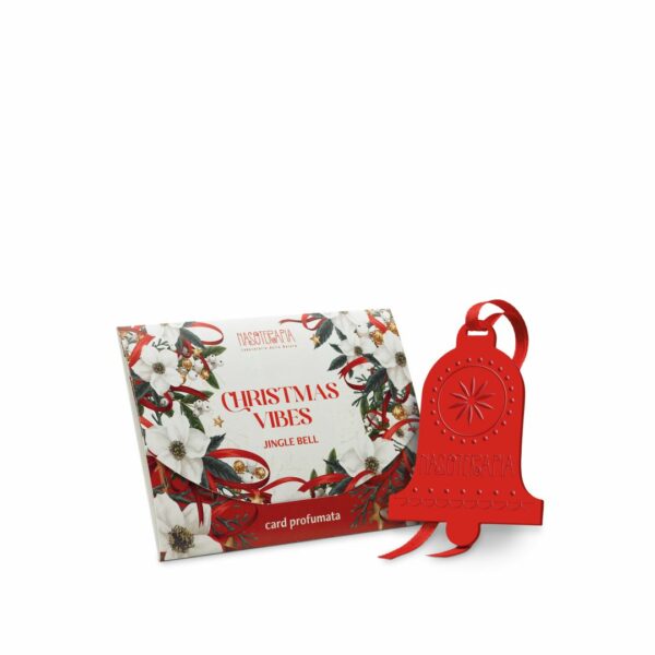 CHRISTMAS VIBES • CARD PROFUMATA ALBERO DI NATALE JINGLE BELL | NASOTERAPIA