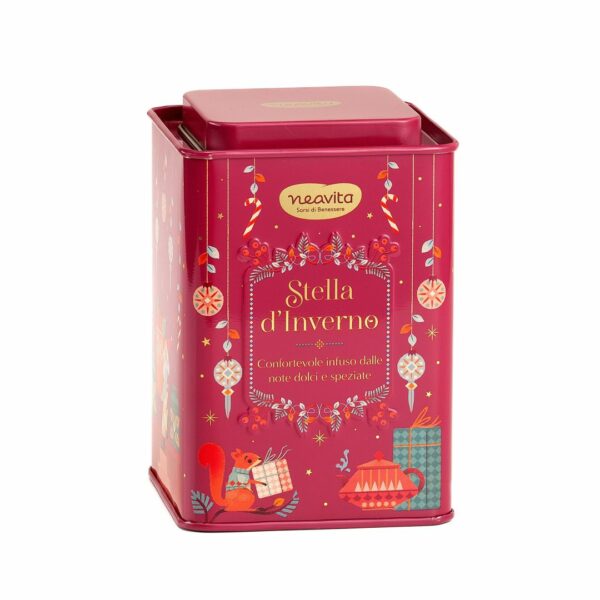 CHRISTMAS INFUSION • SQUARE TIN ROSSO | NEAVITA