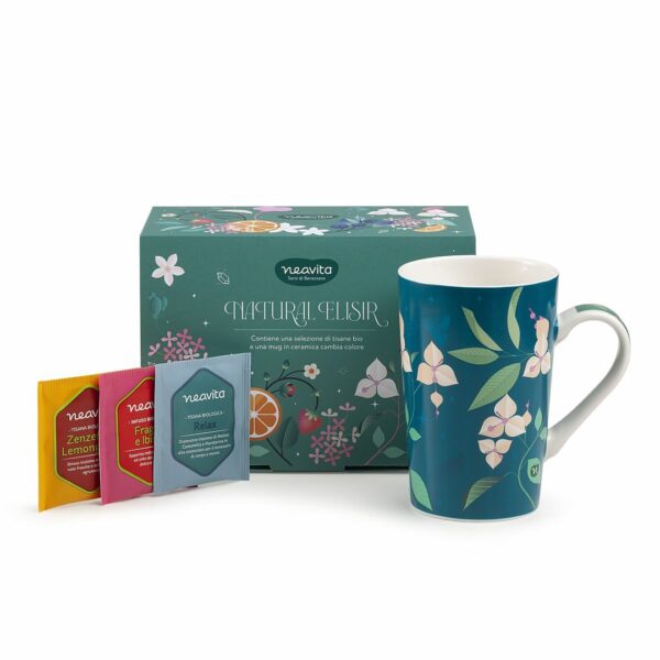 NATURAL ELISIR • COFANETTO MUG CAMBIA COLORE* E 9 FILTRI BIO | NEAVITA