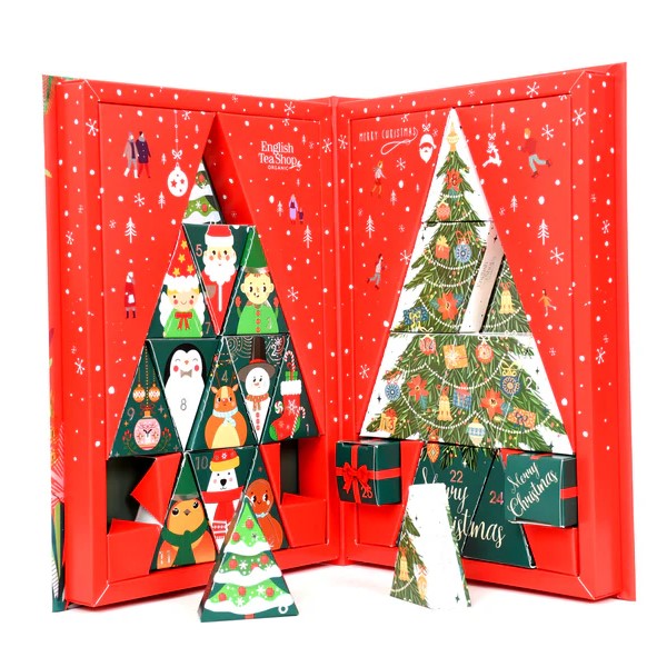 CALENDARIO DELL'AVVENTO TEA BOOK ROSSO | ENGLISH TEA SHOP - immagine 4