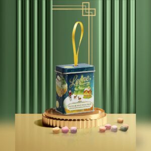 DOLCI SCRIGNI INCANTATI • LATTINA APPENDIBILE PASTIGLIE MISTE DISSETANTI BLU | LEONE 1857