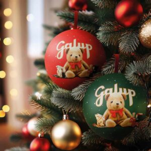 TOYS EDITION • PALLINA DI NATALE IN LATTA VERDE / PANETTONCINO CON GOCCE DI CIOCCOLATO FONDENTE | GALUP