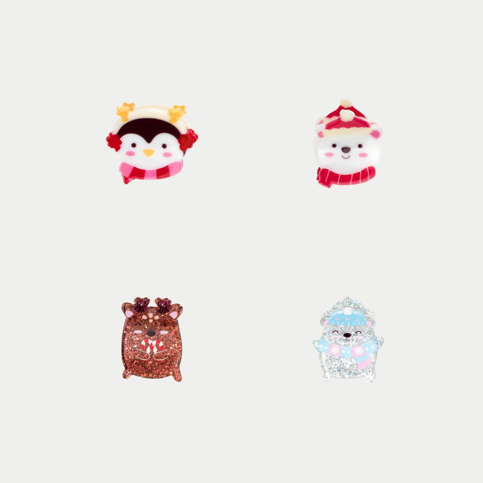 CLIPSTAR KIDS COZY SNOWY FRIENDS / LIMITED EDITION | invisibobble - immagine 2
